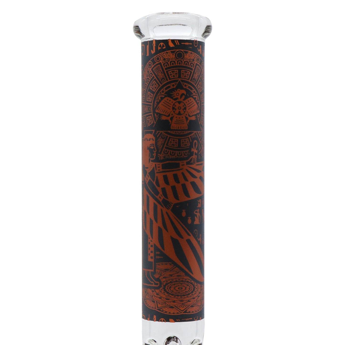 14" Egyptian themed Water Pipe with Beaker Base
