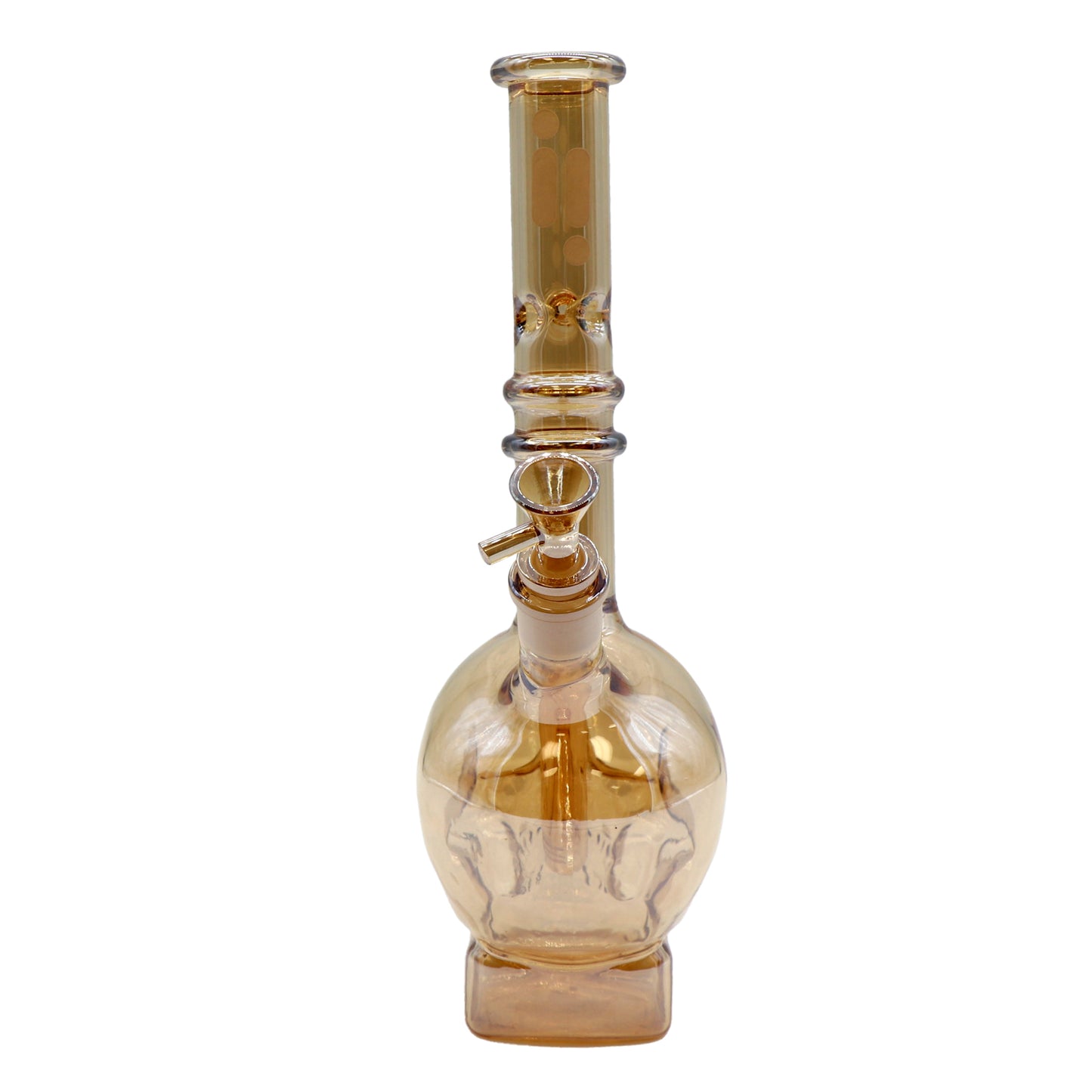 Pipe à eau 12" avec tête de mort chromée