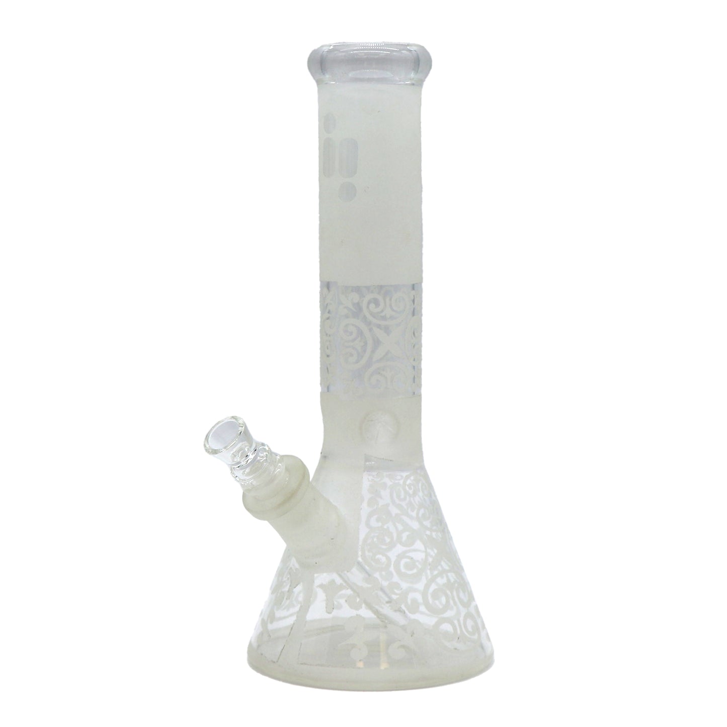 Pipe à eau 12" ii avec motif mosaïque et récupérateur de glace