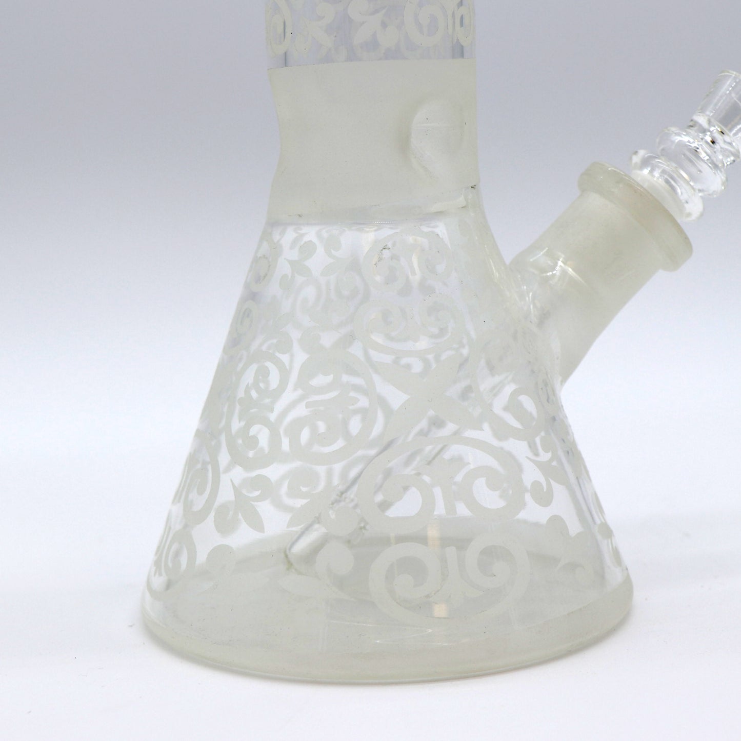Pipe à eau 12" ii avec motif mosaïque et récupérateur de glace
