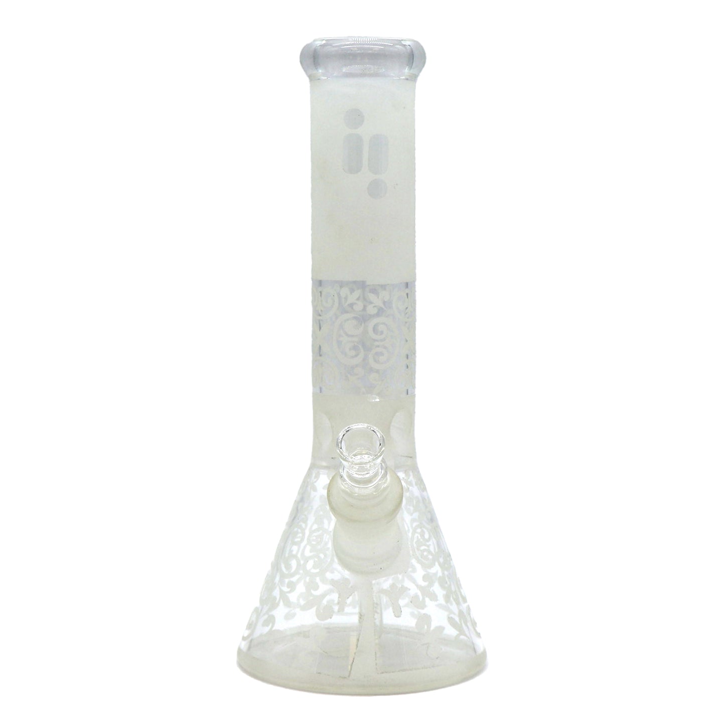 Pipe à eau 12" ii avec motif mosaïque et récupérateur de glace