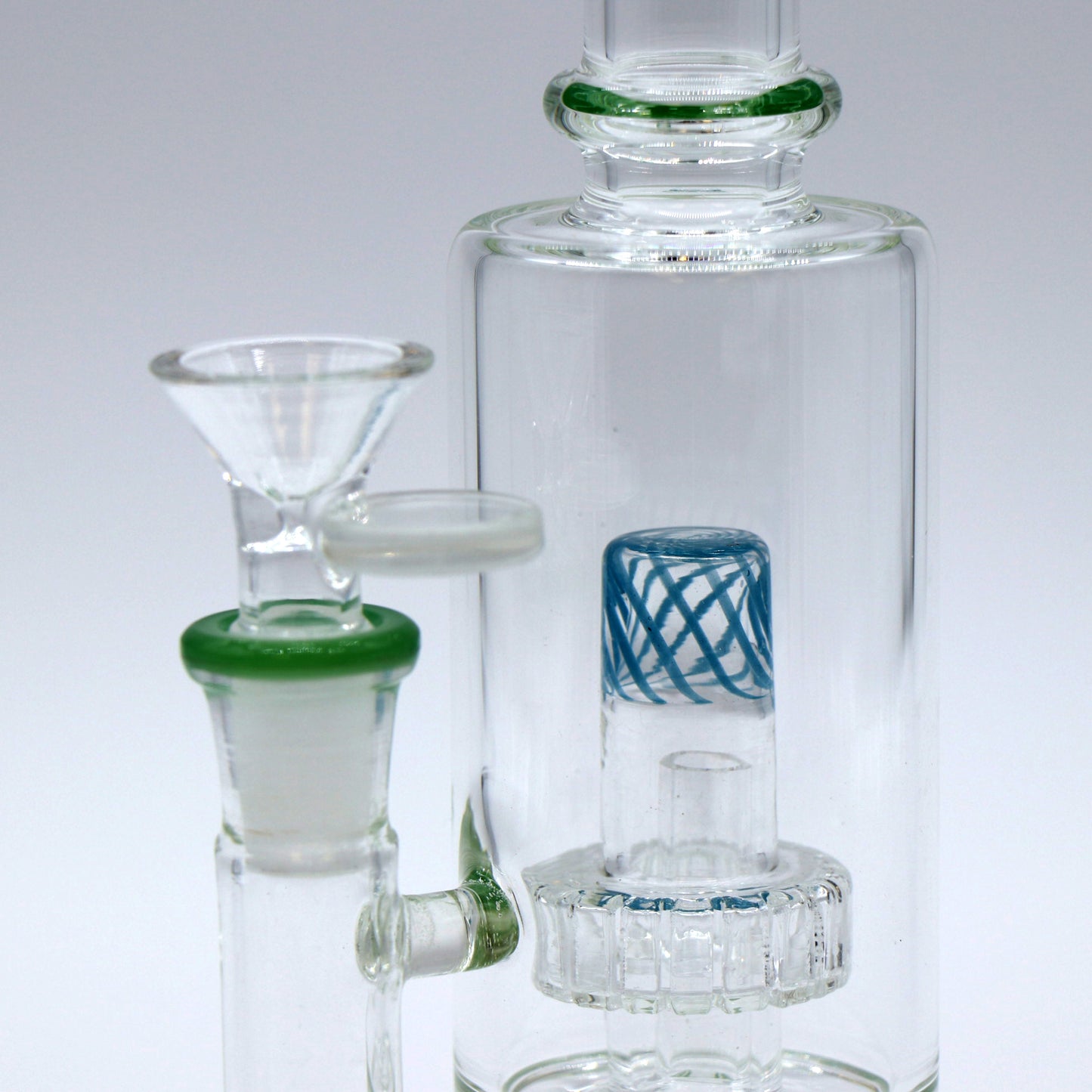 Pipe à eau 10" avec Barel Perk, sans tige, col courbé