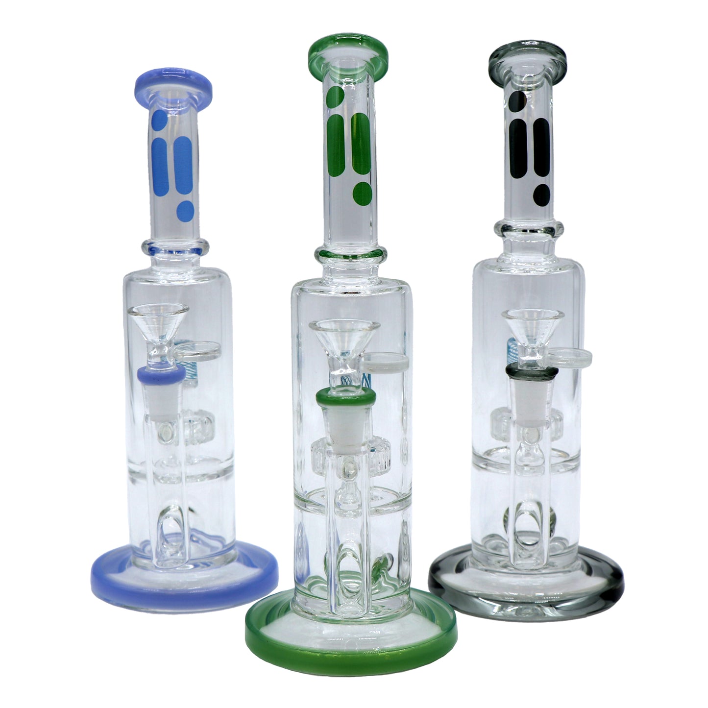 Pipe à eau 10" avec Barel Perk, sans tige, col courbé