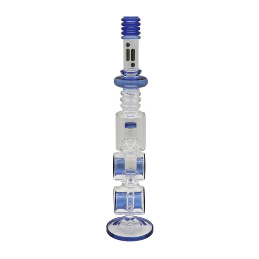 19" Infyniti Circle, Barrel Splashguard, Ribbed Water Pipe