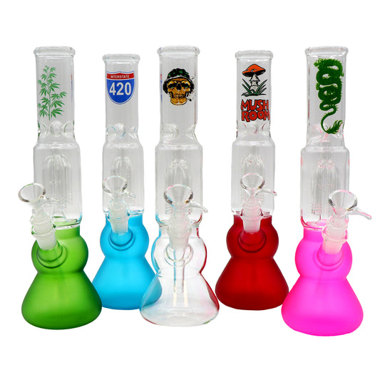 12" Water Pipe Tree Perk, Ice Catcher