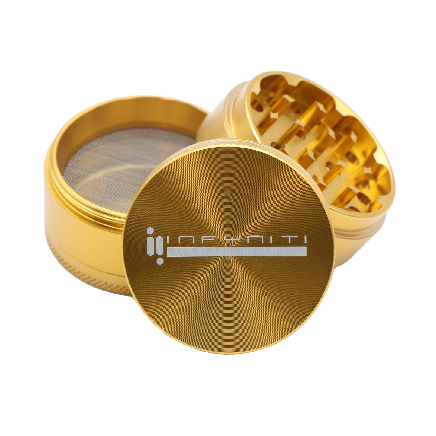 Infyniti Brand Aluminum Grinder - Infyniti Scales