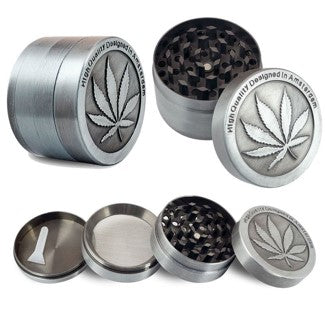 Laser Print Zinc Grinder | 40 mm | 4 Part
