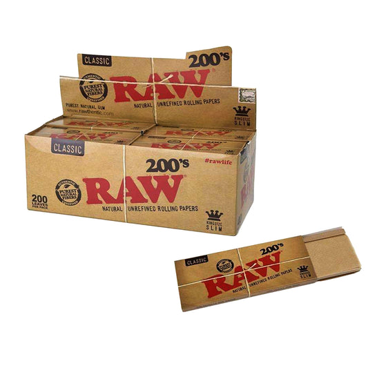 Raw Classic Creaseless King Size Slim Rolling Papers