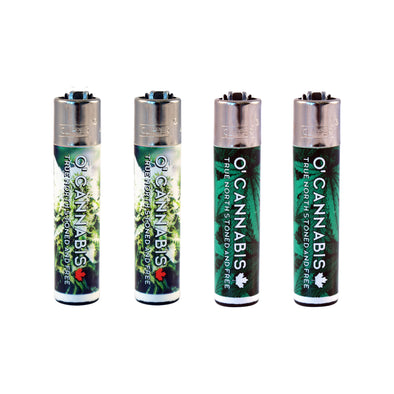 Clipper Lighter O Cannabis Design