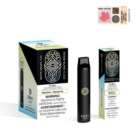 ENVI Jetable Apex - Raisin Blanc Glacé