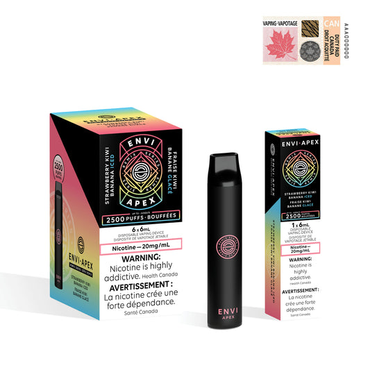 ENVI Jetable Apex - Fraise Kiwi Banane Glacée