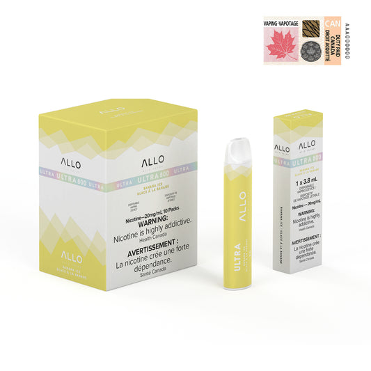 Allo Ultra 800 Disposable - Banana Ice