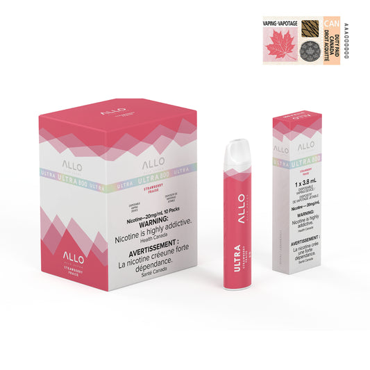 Allo Ultra 800 Disposable - Strawberry