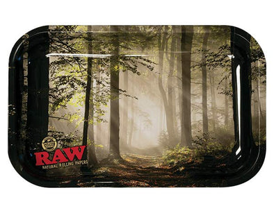 Raw Metal Rolling Trays- Smokey Trees Designs
