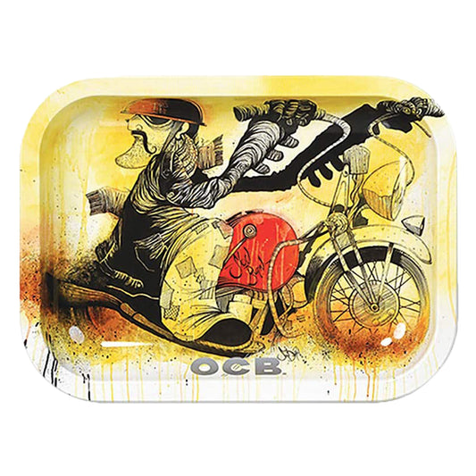 Plateau roulant en métal OCB - Design moto