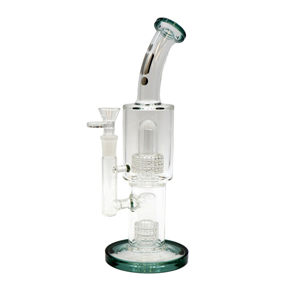 12" Infyniti Brand Water Pipe with Multi Barrel, Stemless Rig