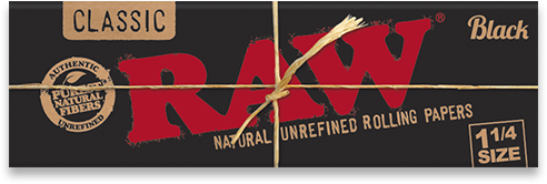 Raw Classic Black Cigarette Papers - Infyniti Scales