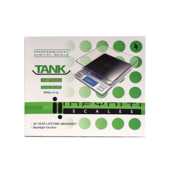 Tank Digital Scale, 2000g x 0.1g - Infyniti Scales