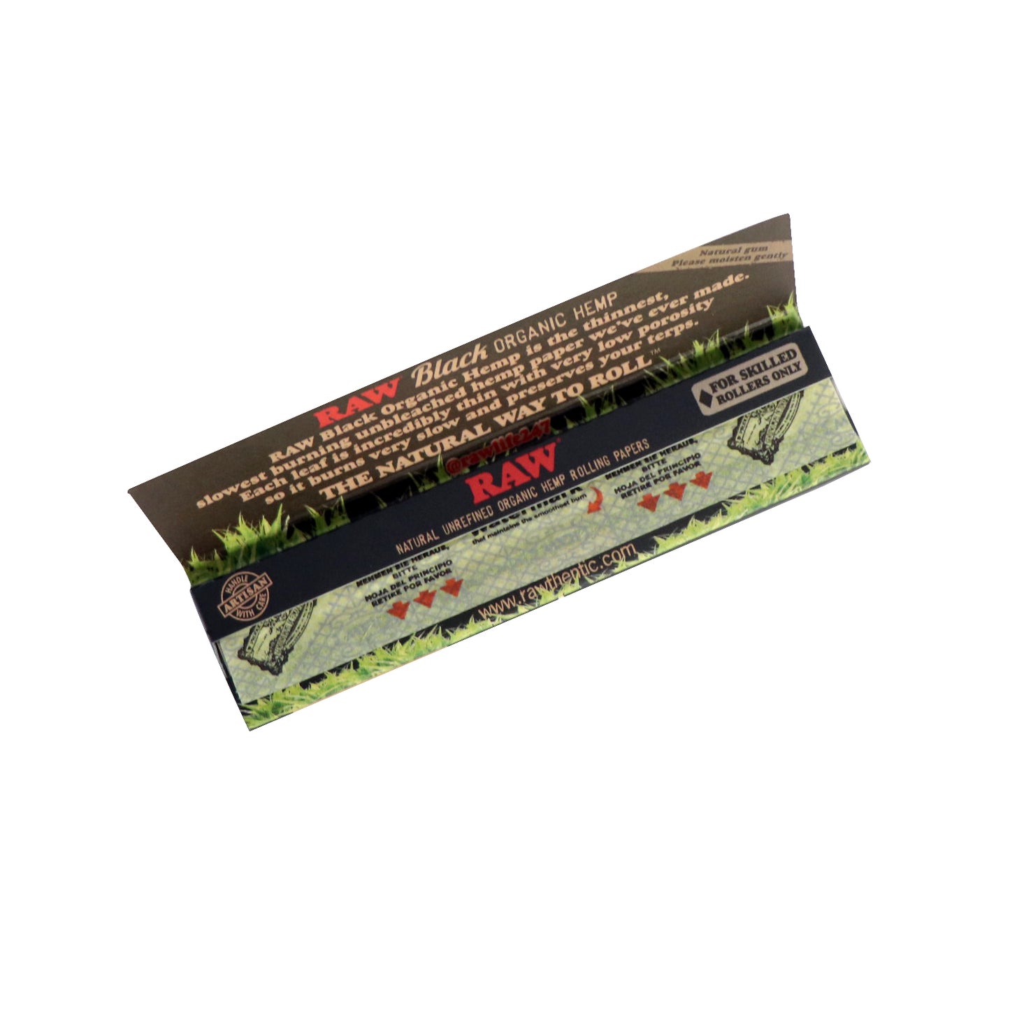 RAW Black Organic Papers - Infyniti Scales