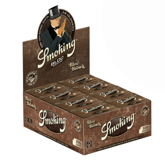 1 1/4" Smoking Brown 300 en paquet plat