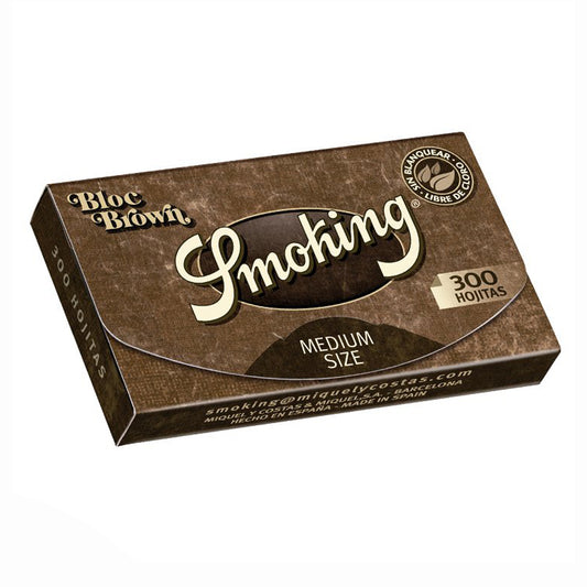 1 1/4" Smoking Brown 300 en paquet plat