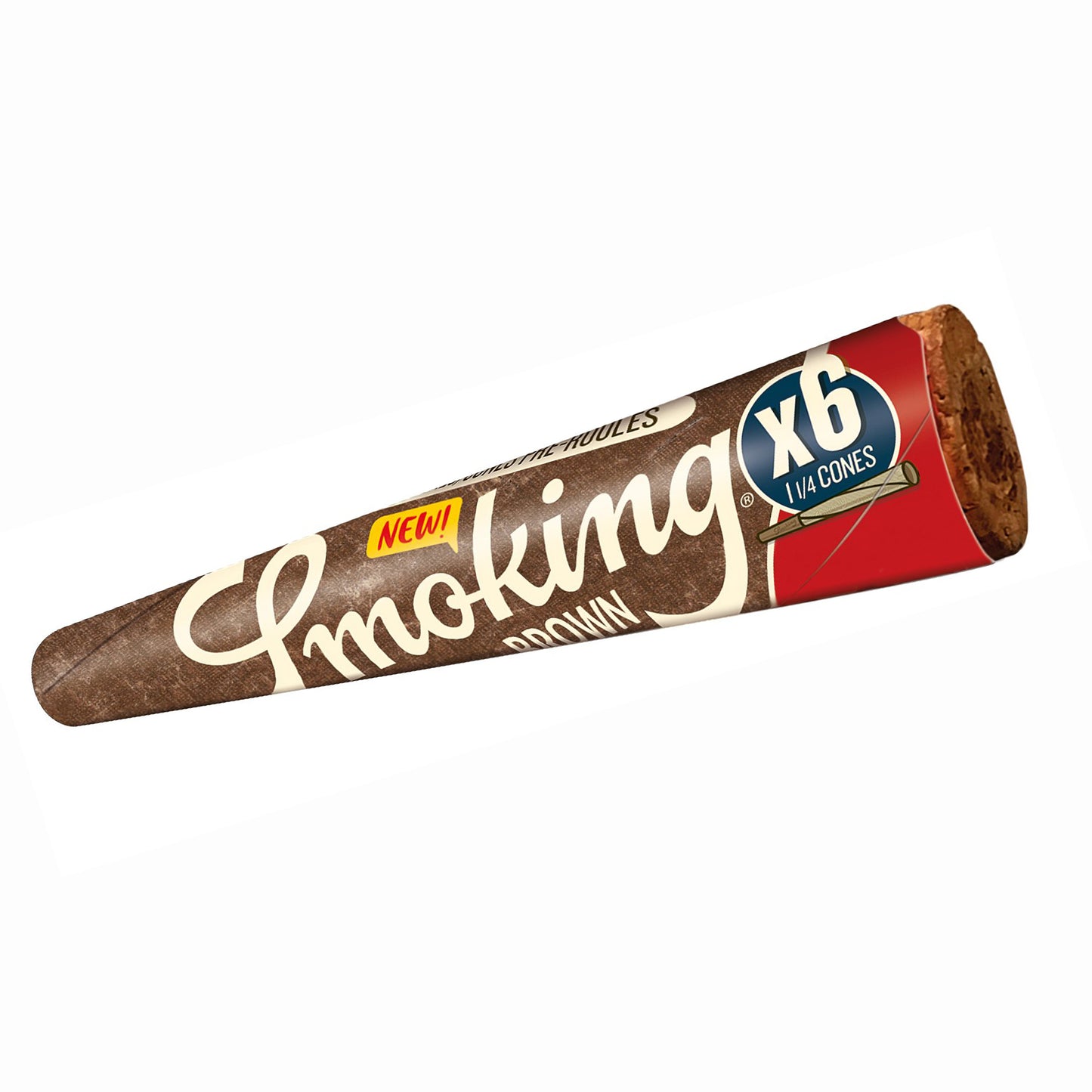 1 1/4" Smoking Brown Pre- Rolled Cones