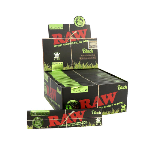 Papiers organiques noirs RAW