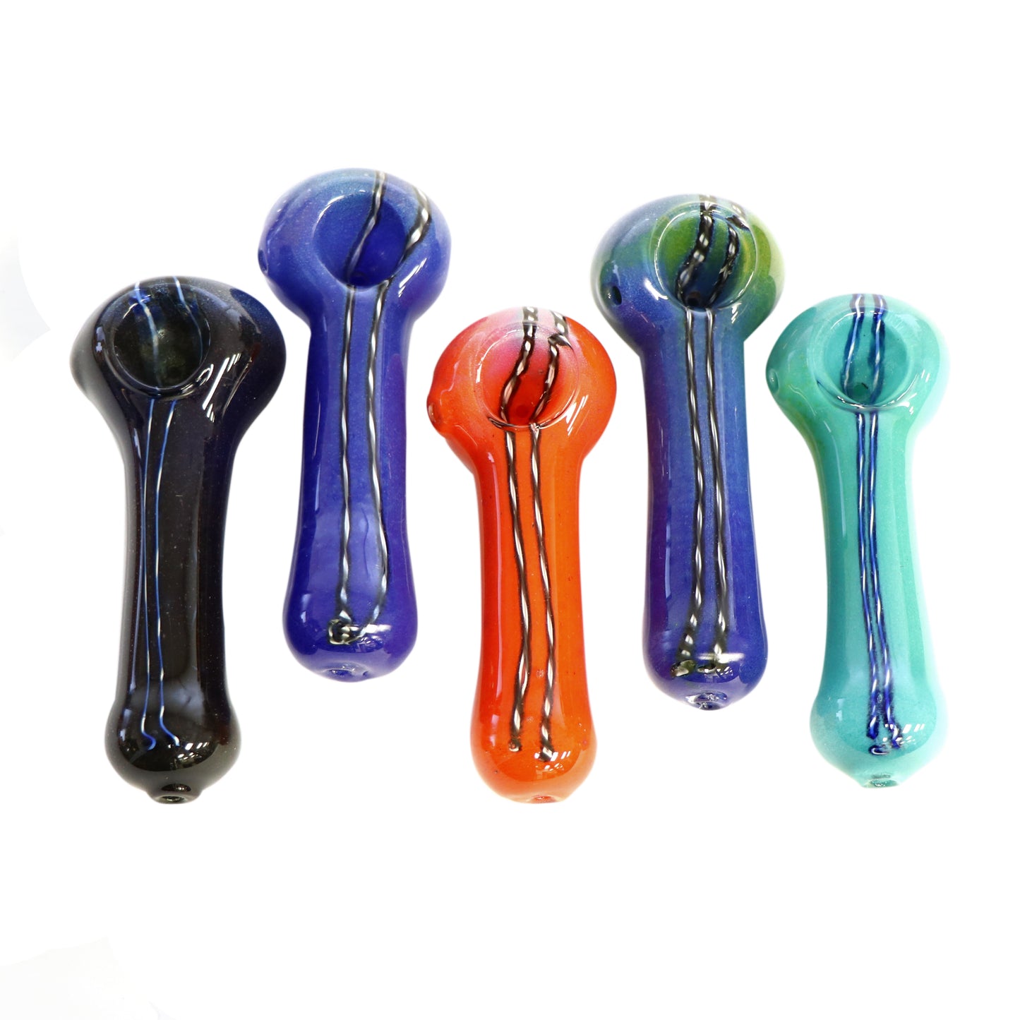 ***Glass Spoon Pipe Assortments