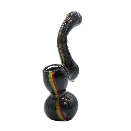 ***6" Rasta Stripe Bubbler