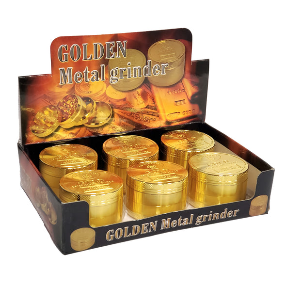 Zinc Grinder - Gold Coin Design