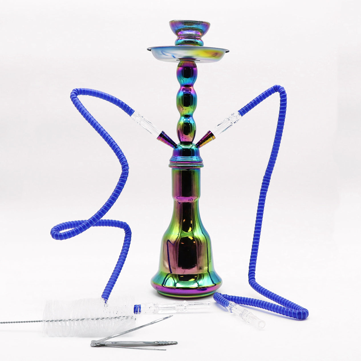 Narguilé double tuyau 20" Rainbow Slick Design
