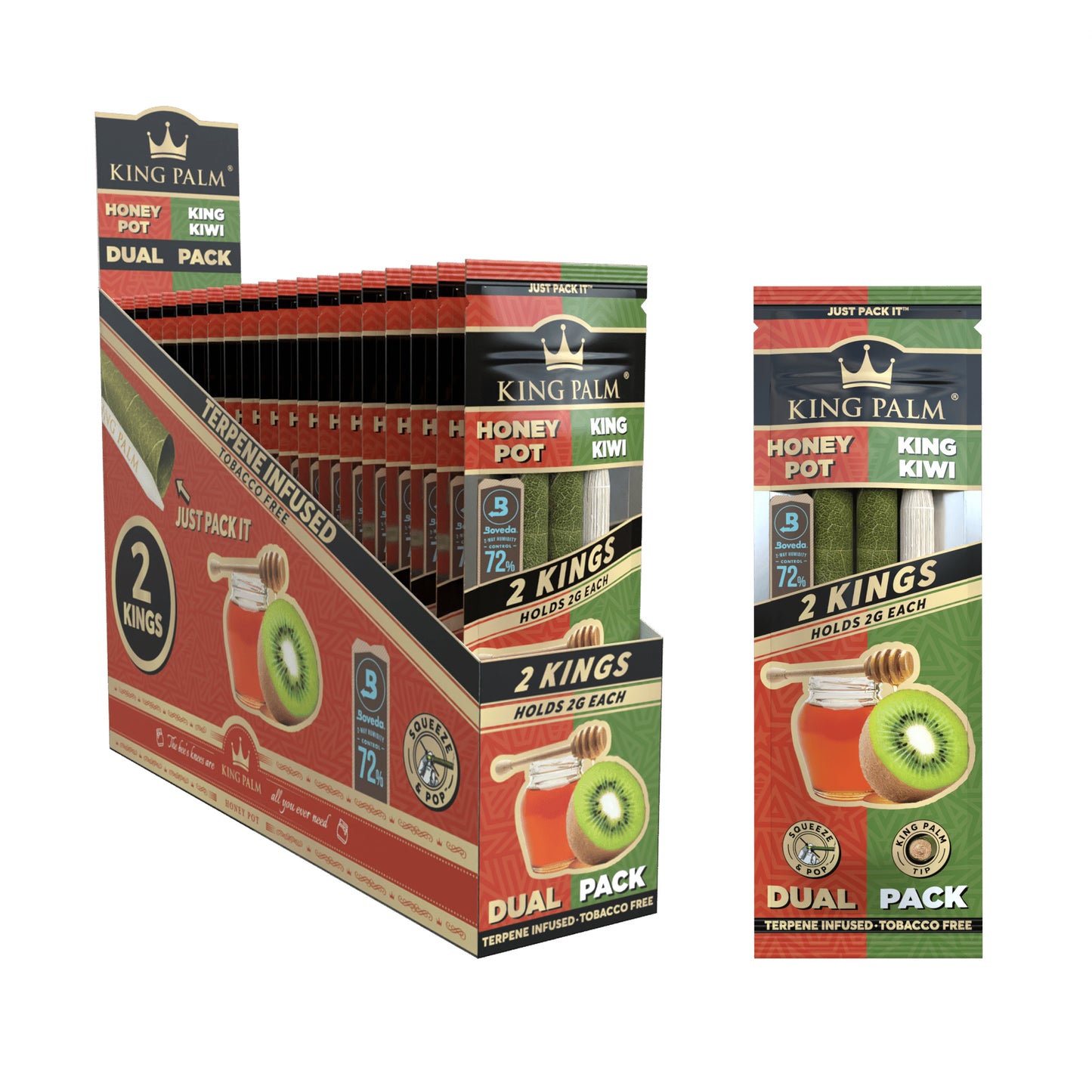 King Palm Dual Pack King Wraps - Infyniti Scales