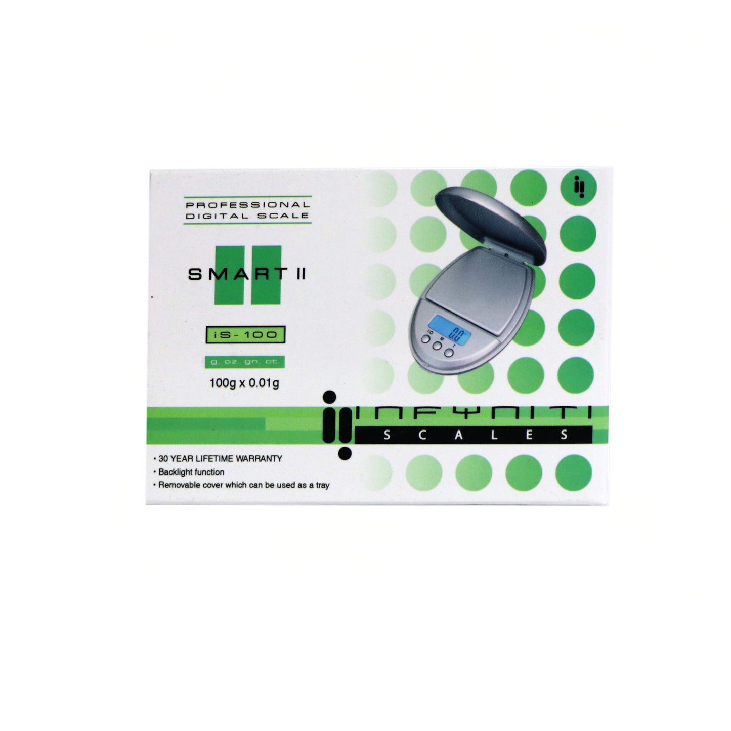 Smart II Digital Pocket Scale, 100g x 0.01g - Infyniti Scales