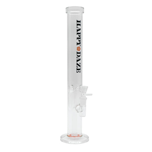 16" Happy Daze Straight Tube Water Pipe Stemless with Ice Catcher
