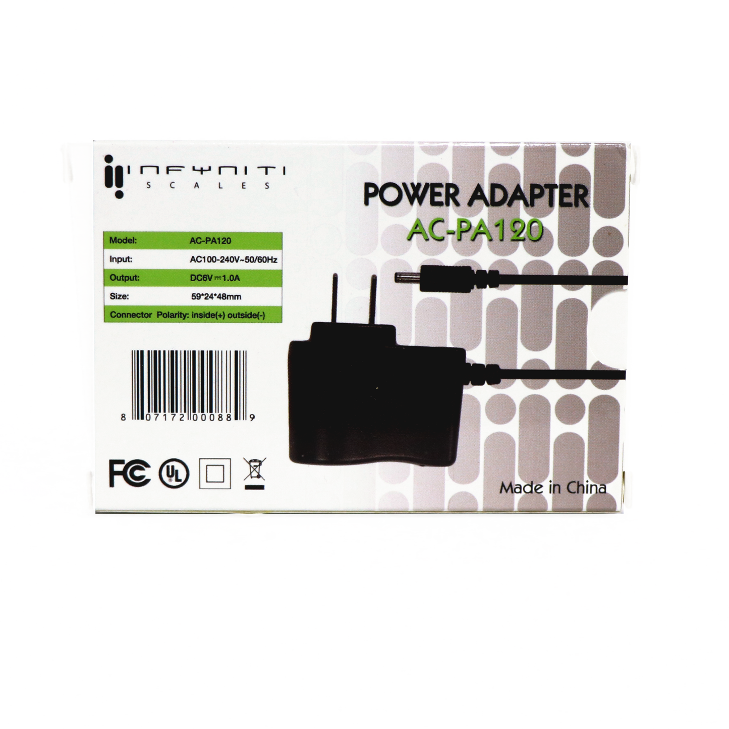 Adaptateur secteur pour balance