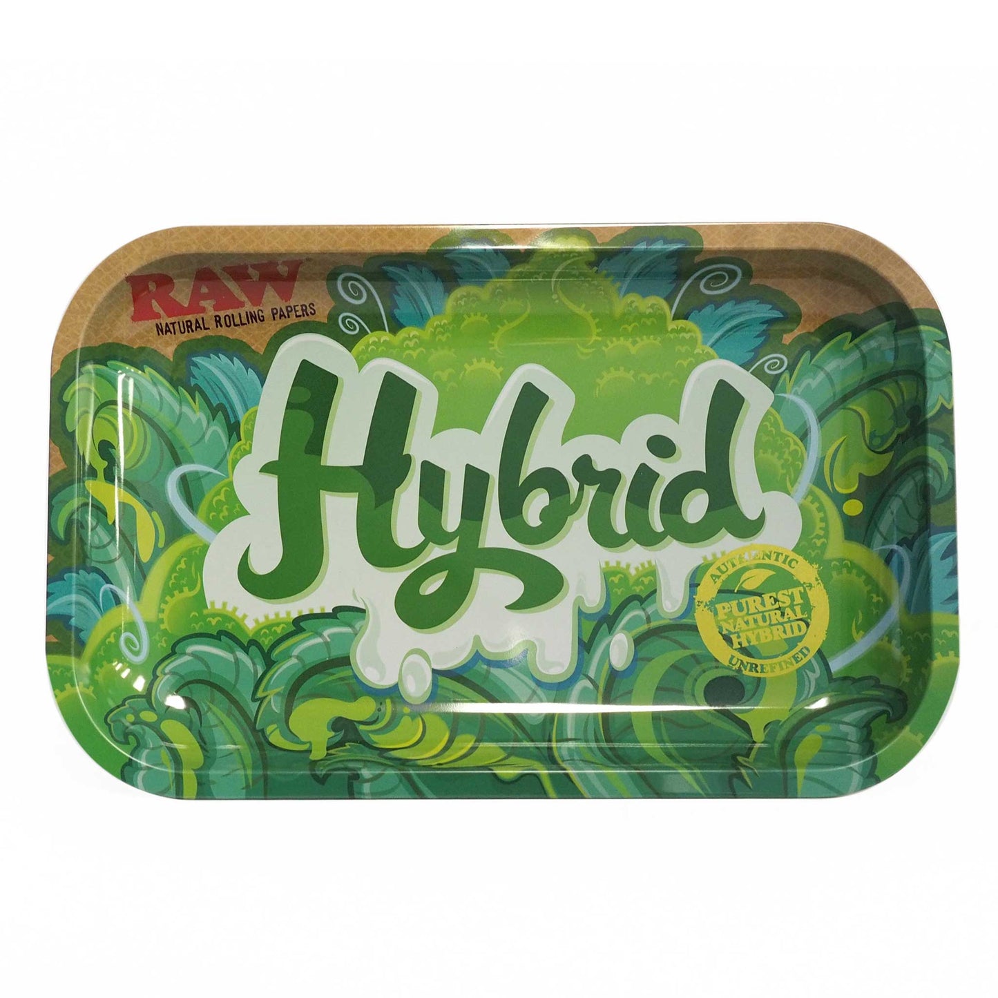 Raw Metal Rolling Tray - Hybrid Design - Infyniti Scales
