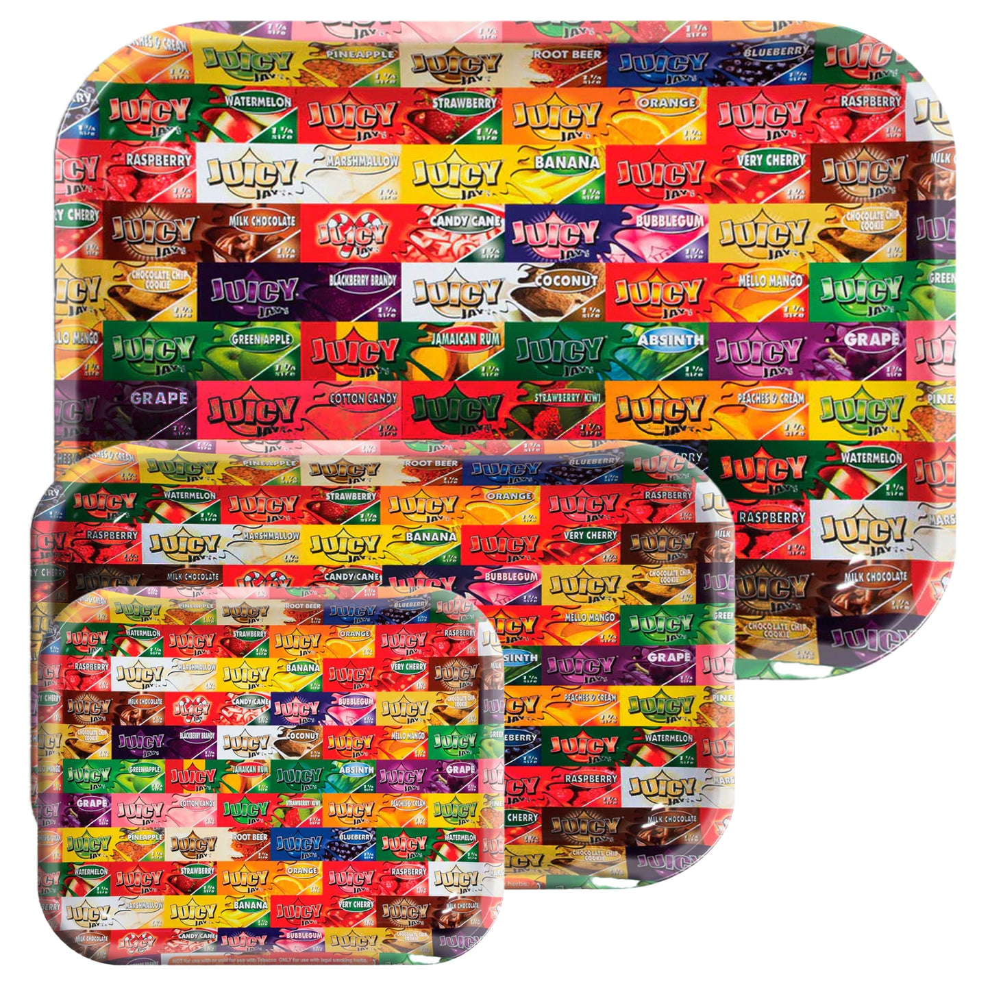 Plateau roulant en métal Juicy Jay's - Juicy Pack Design