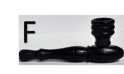 Pipe à main en bois