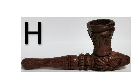 Pipe à main en bois