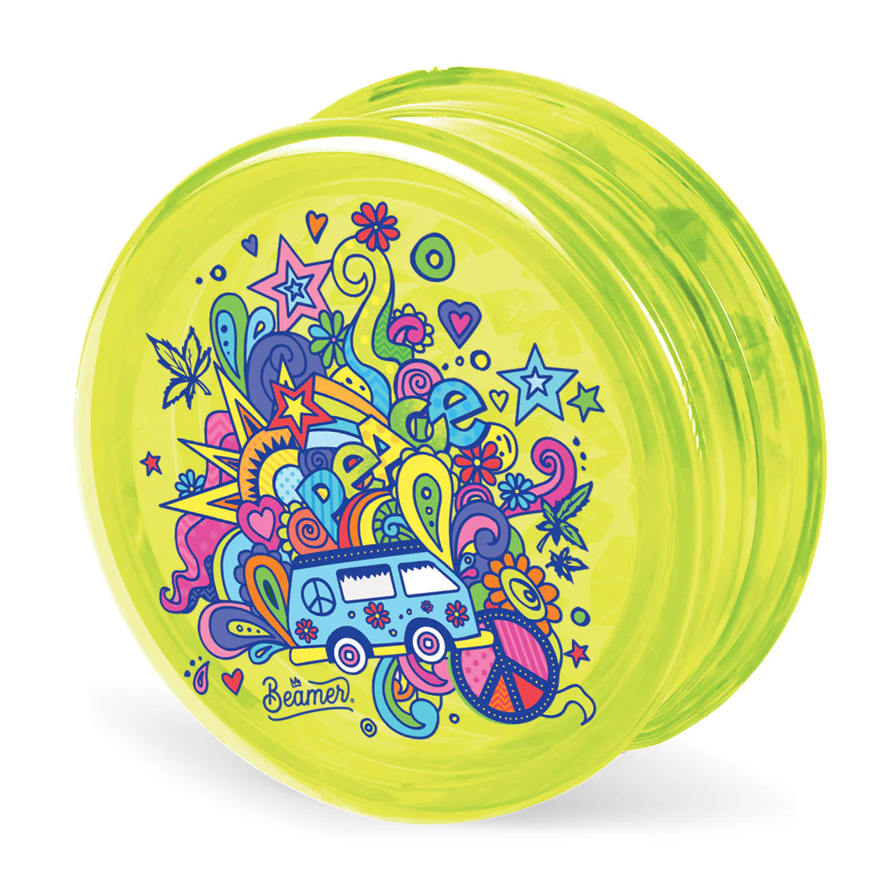 Beamer Virgin Acrylic Grinder 3 Part 63mm - Steller Edition Display