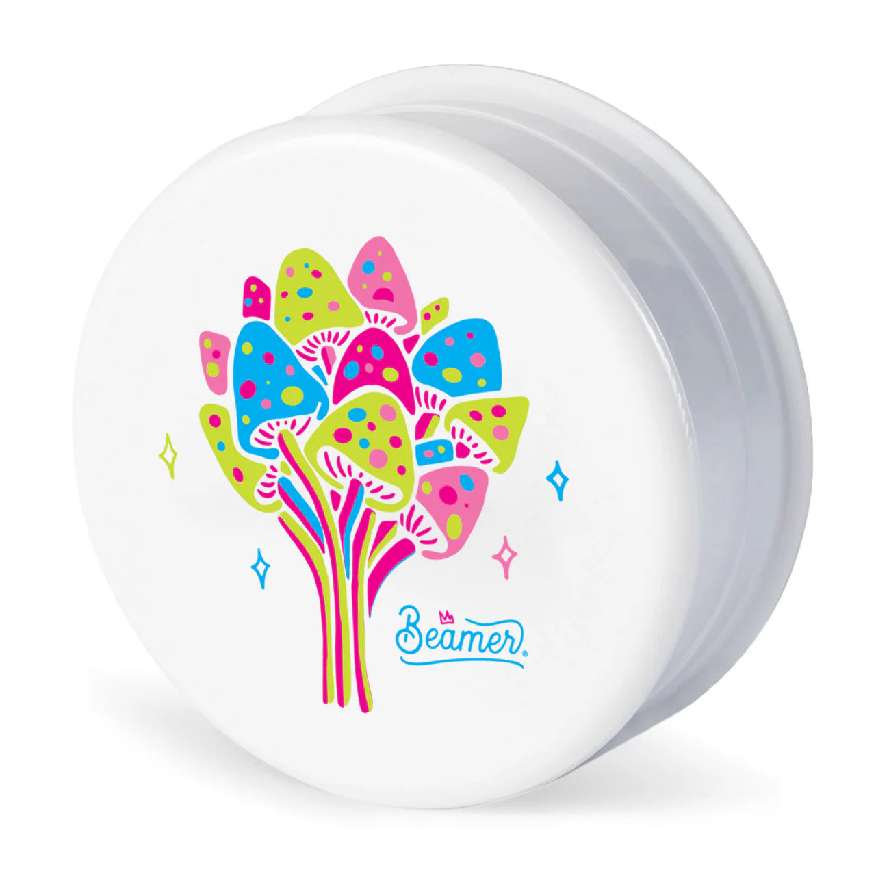 Beamer Virgin Acrylic Grinder 3 Part 63mm - Steller Edition Display