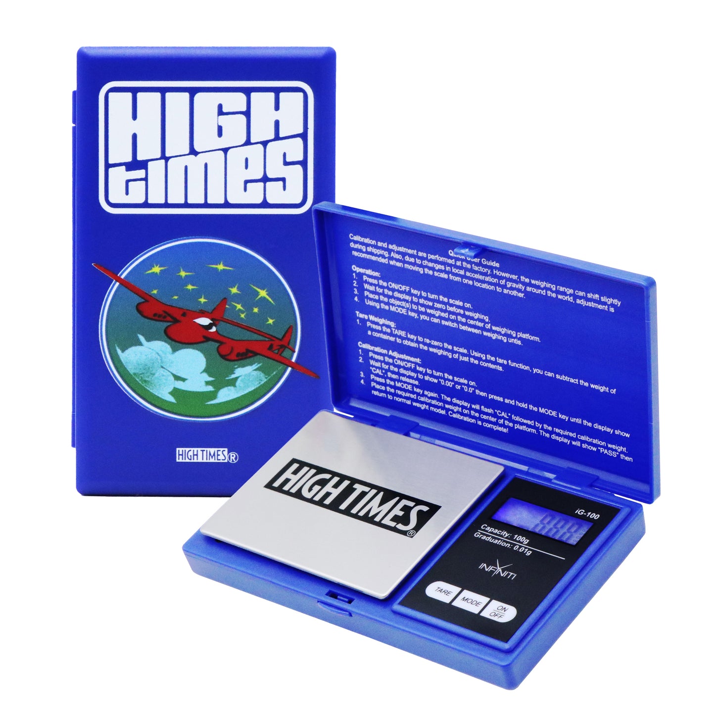 High Times - G-force, balance de poche numérique sous licence, 100 g x 0,01 g