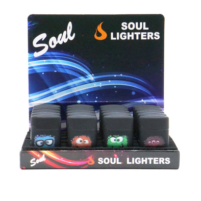 Soul - Funny Single Flame Flip Lid Lighter