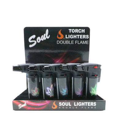 Soul - Leaf Double Flame Lighter