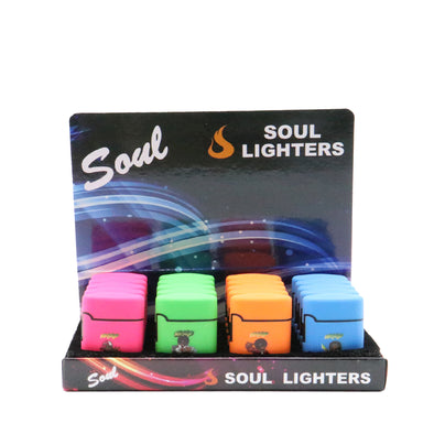 Soul - HipHop Single Flame Flip Lid Lighter