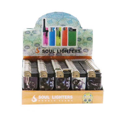 Soul - Mini Disposable Motorcycle Print Lighter