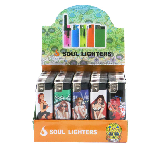 Soul - Disposable Lady Print Lighter