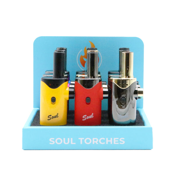 Soul - Metallic Single Flame Torch