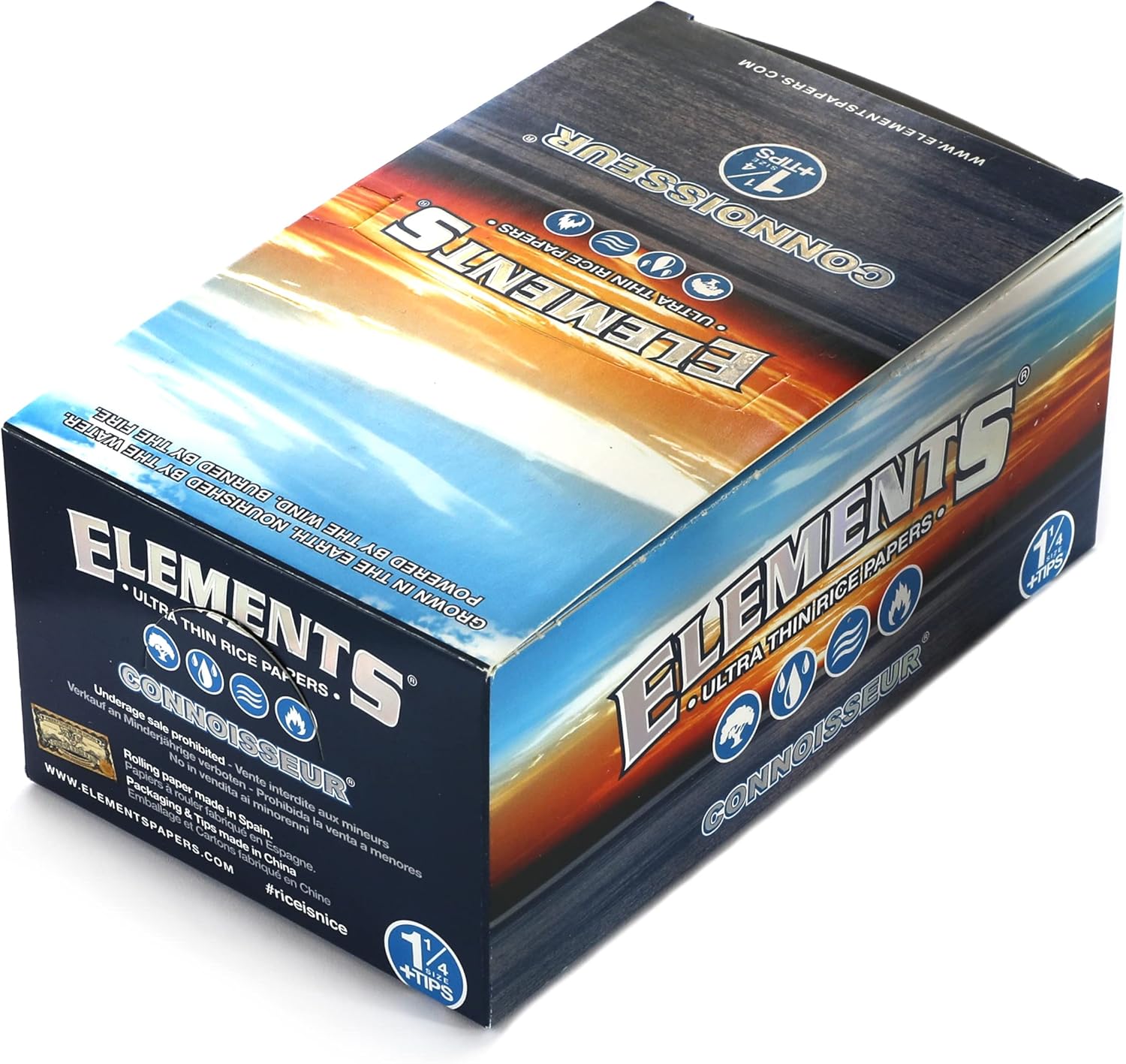 Elements Connoisseur Cigarette Papers 1 1/4" - Infyniti Scales