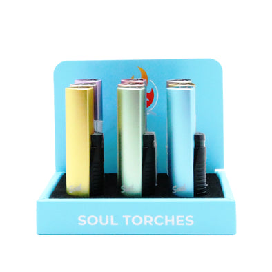 Soul - Metallic Solid Colour Single Flame Torch